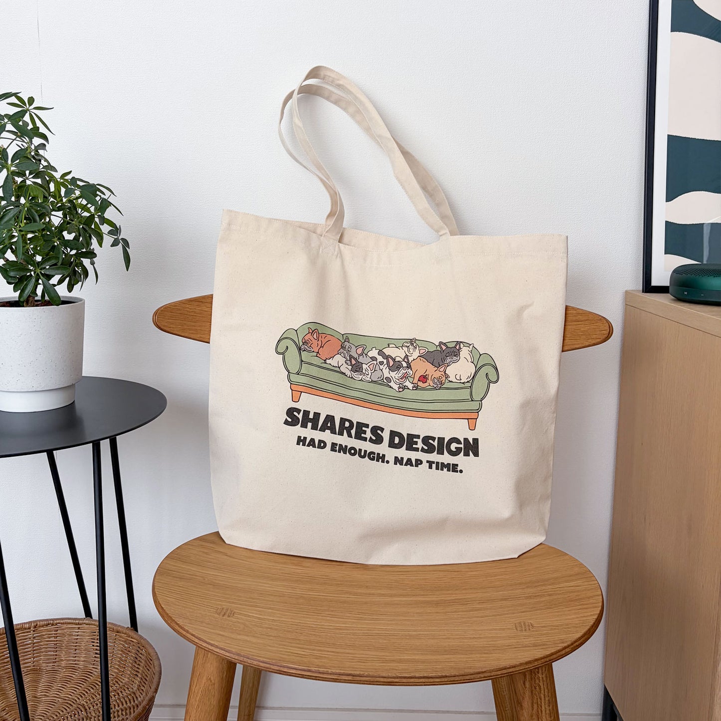 【期間限定！8/17まで販売中】〈 DOGTOON 〉BIG TOTE BAG /ビッグトートバッグ（送料無料）