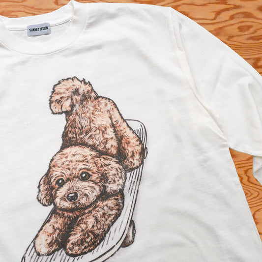 VINTAGE DOG SKATER (TOY POODLE ) / LONG SLEEVE T-shirts