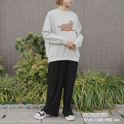 SHARES ALL OVER  LADIES SWEAT / 総柄-レディーススウェット