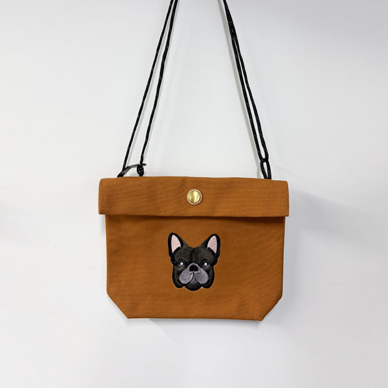 FB FACE EMB POCHETTE【Brindle】