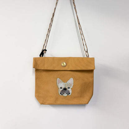 FB FACE EMB POCHETTE【Cream】