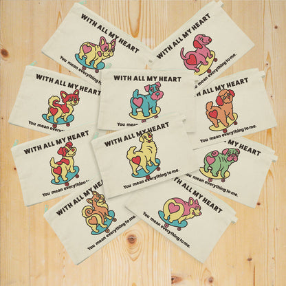 【期間限定！ 2/23 まで販売中】 〈 MY HEART♡〉 POUCH/ ポーチ（送料無料）