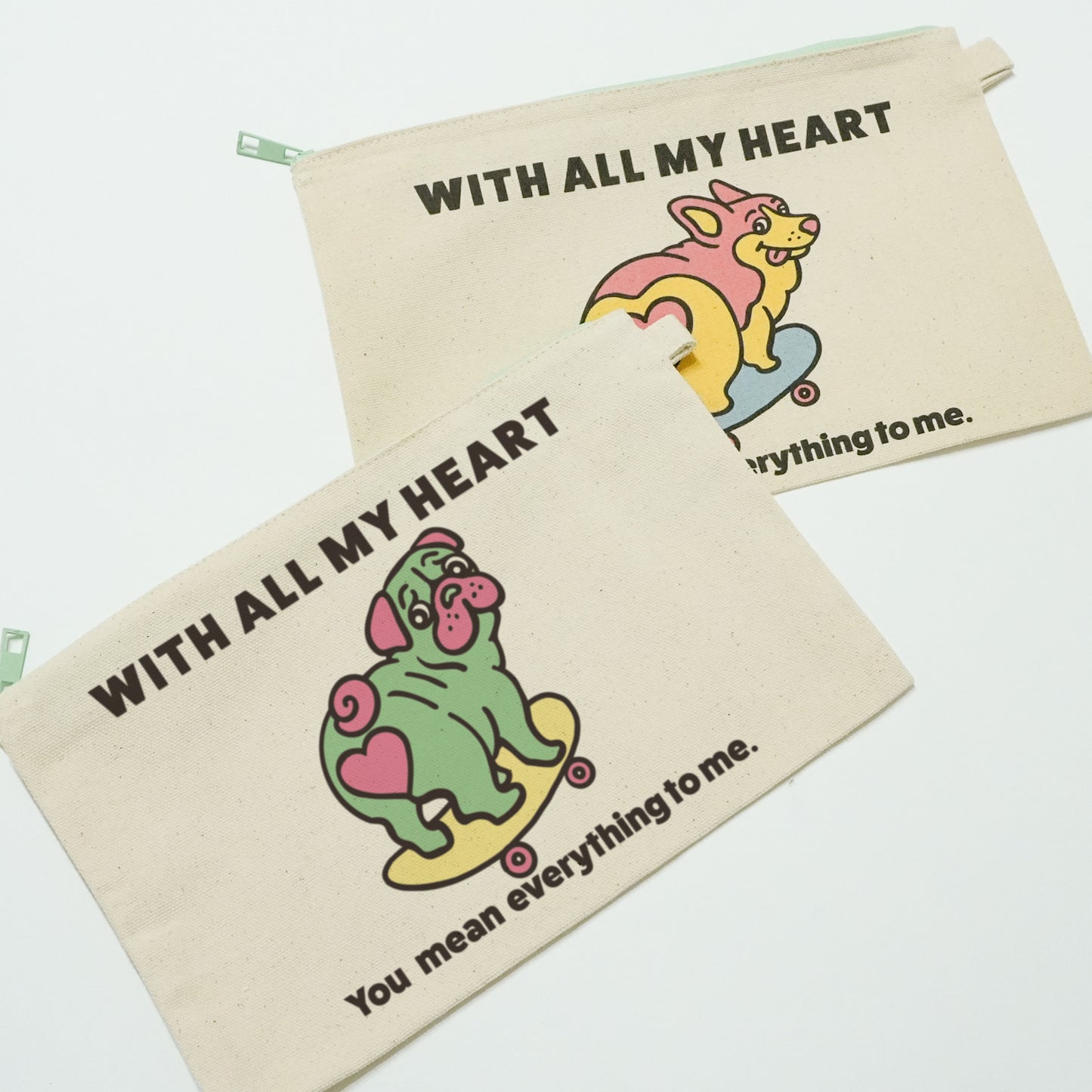 【期間限定！ 2/23 まで販売中】 〈 MY HEART♡〉 POUCH/ ポーチ（送料無料）