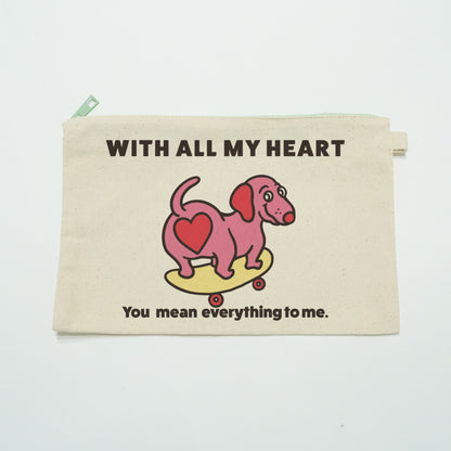 【期間限定！ 2/23 まで販売中】 〈 MY HEART♡〉 POUCH/ ポーチ（送料無料）