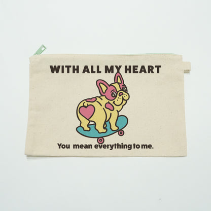 【期間限定！ 2/23 まで販売中】 〈 MY HEART♡〉 POUCH/ ポーチ（送料無料）