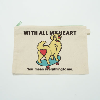 【期間限定！ 2/23 まで販売中】 〈 MY HEART♡〉 POUCH/ ポーチ（送料無料）