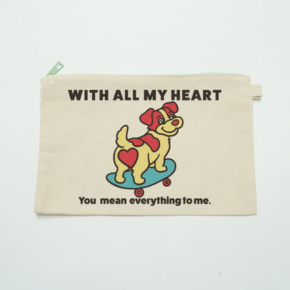 【期間限定！ 2/23 まで販売中】 〈 MY HEART♡〉 POUCH/ ポーチ（送料無料）