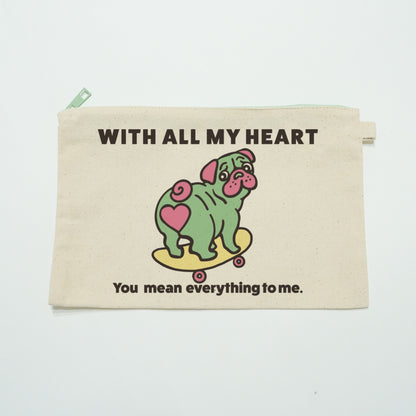 【期間限定！ 2/23 まで販売中】 〈 MY HEART♡〉 POUCH/ ポーチ（送料無料）