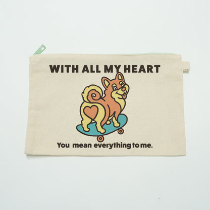 【期間限定！ 2/23 まで販売中】 〈 MY HEART♡〉 POUCH/ ポーチ（送料無料）
