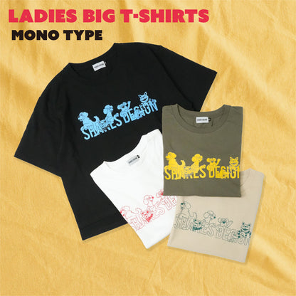 【期間限定！8/31まで販売中】〈 SHARES STREET〉MONO type  レディース ビッグTシャツ