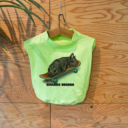 NAP TIME BUHI DOG TEE/FP size【Brindle】