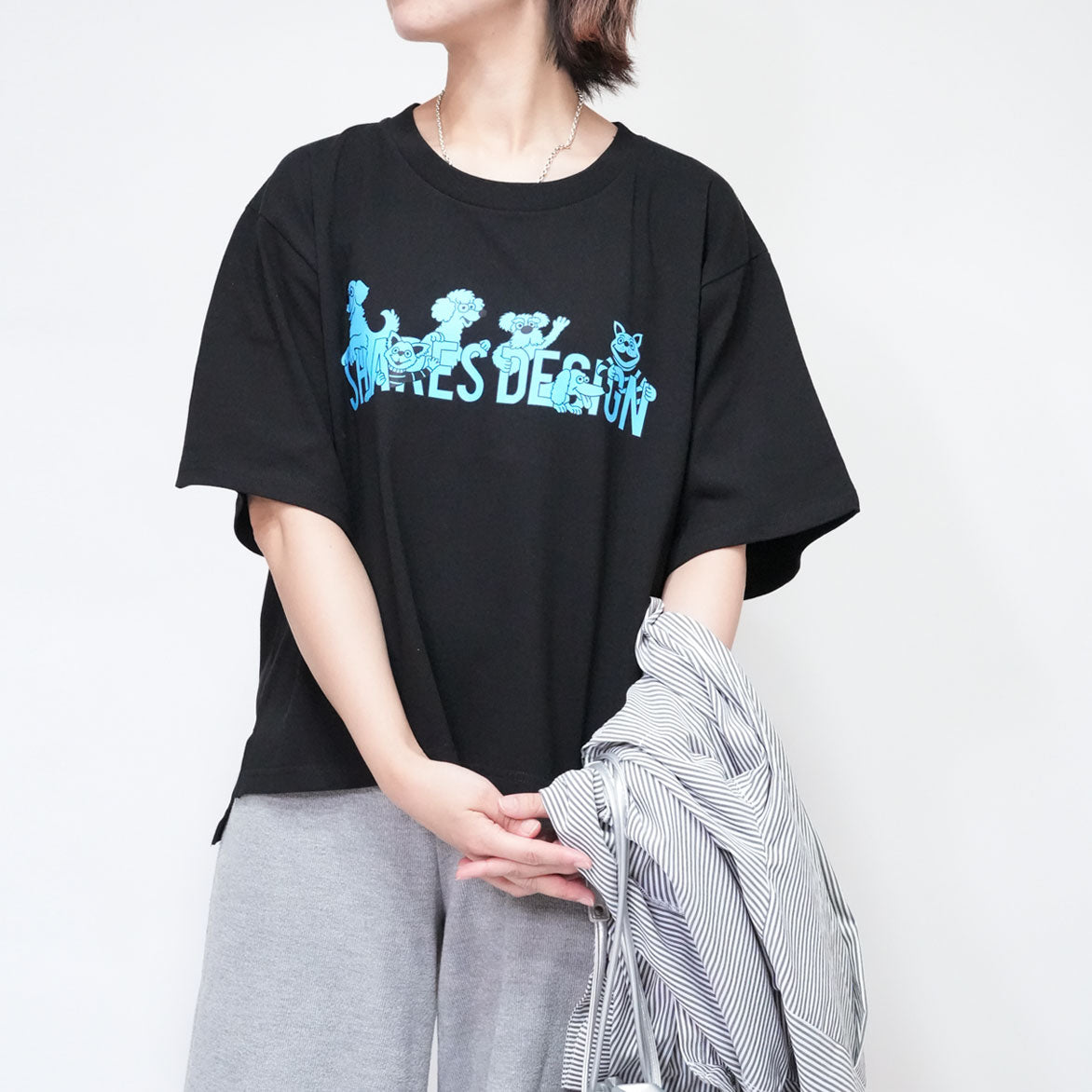 【期間限定！8/31まで販売中】〈 SHARES STREET〉MONO type  レディース ビッグTシャツ