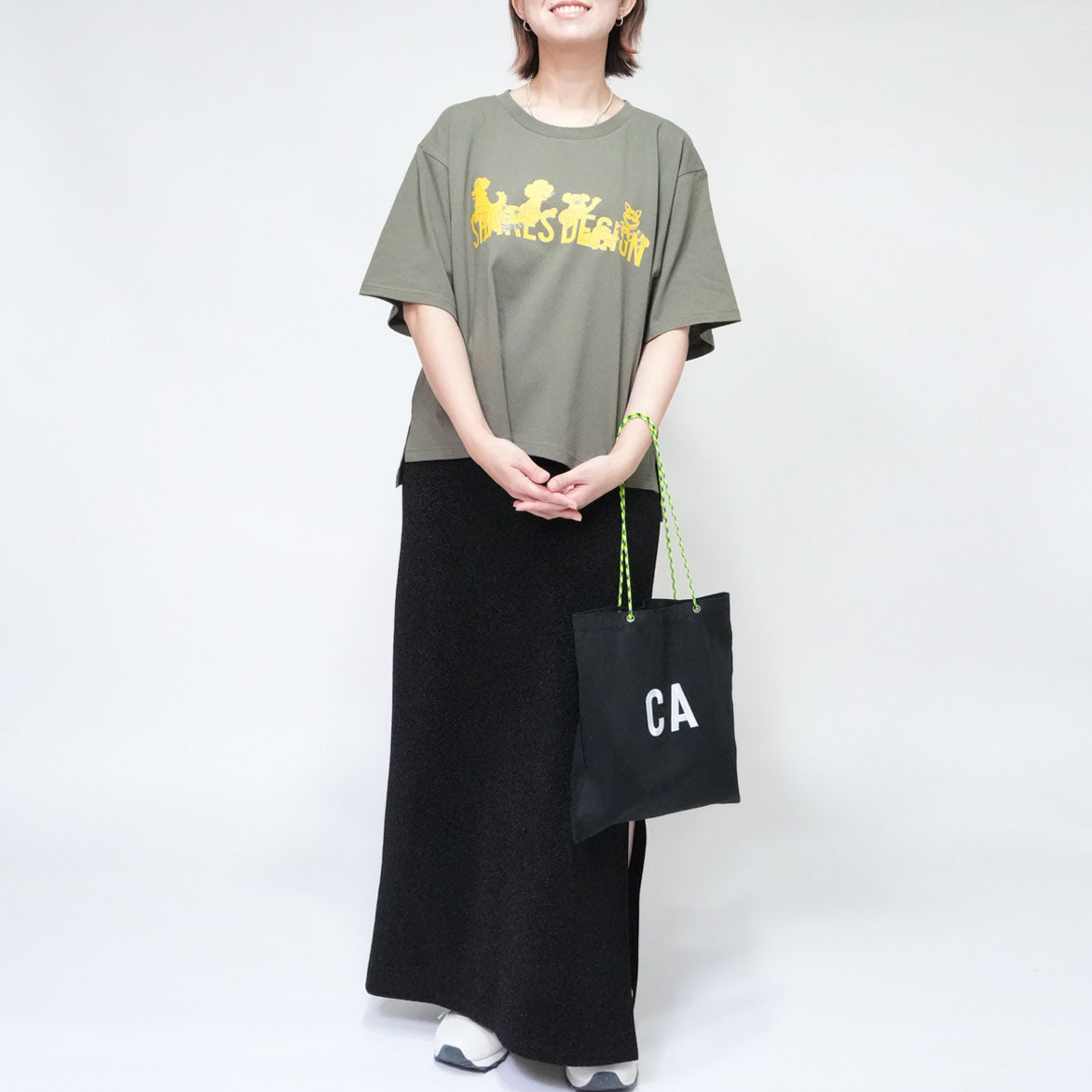 【期間限定！8/31まで販売中】〈 SHARES STREET〉MONO type  レディース ビッグTシャツ