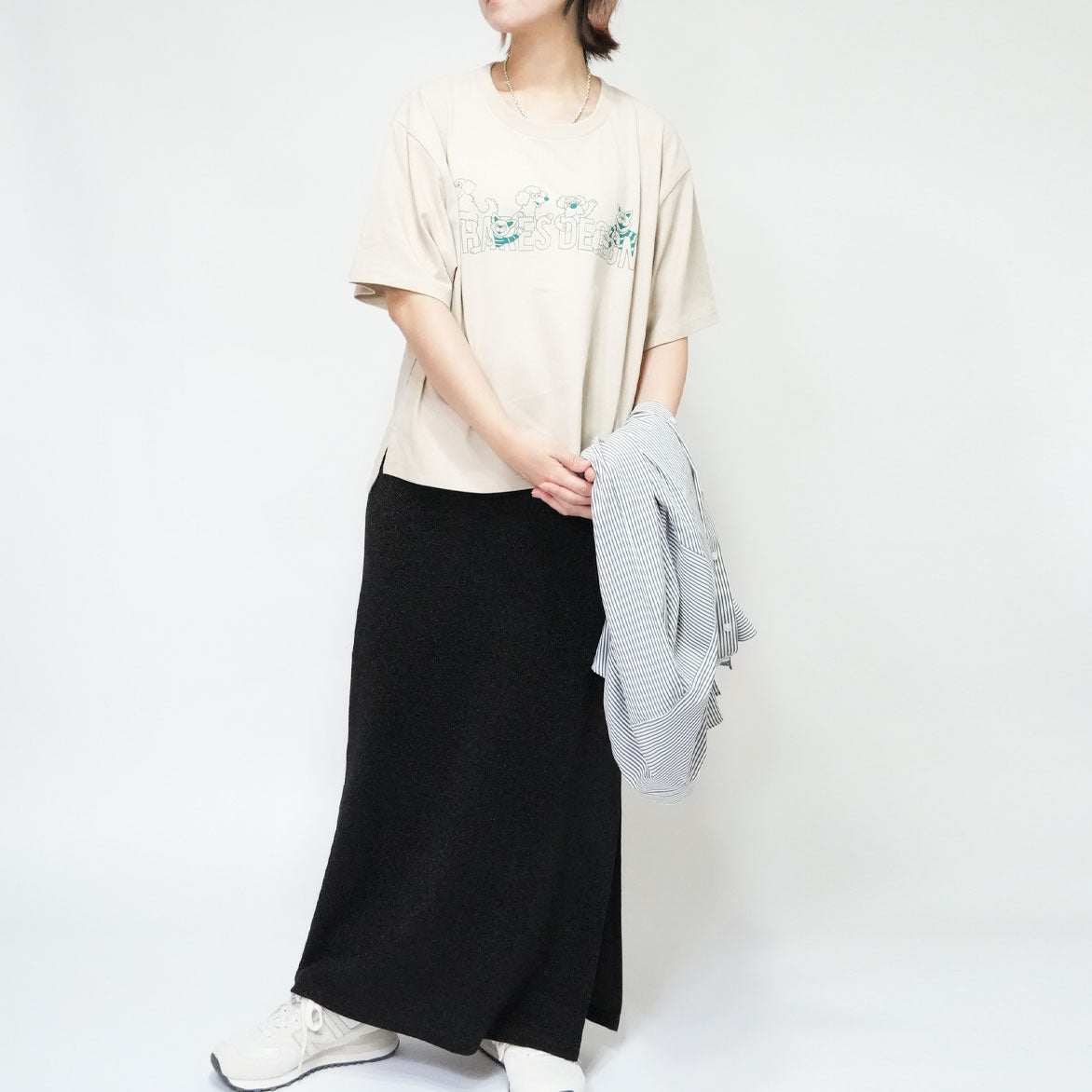 【期間限定！8/31まで販売中】〈 SHARES STREET〉MONO type  レディース ビッグTシャツ