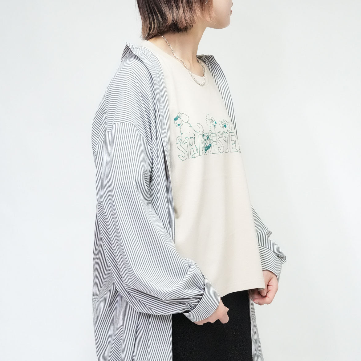 【期間限定！8/31まで販売中】〈 SHARES STREET〉MONO type  レディース ビッグTシャツ