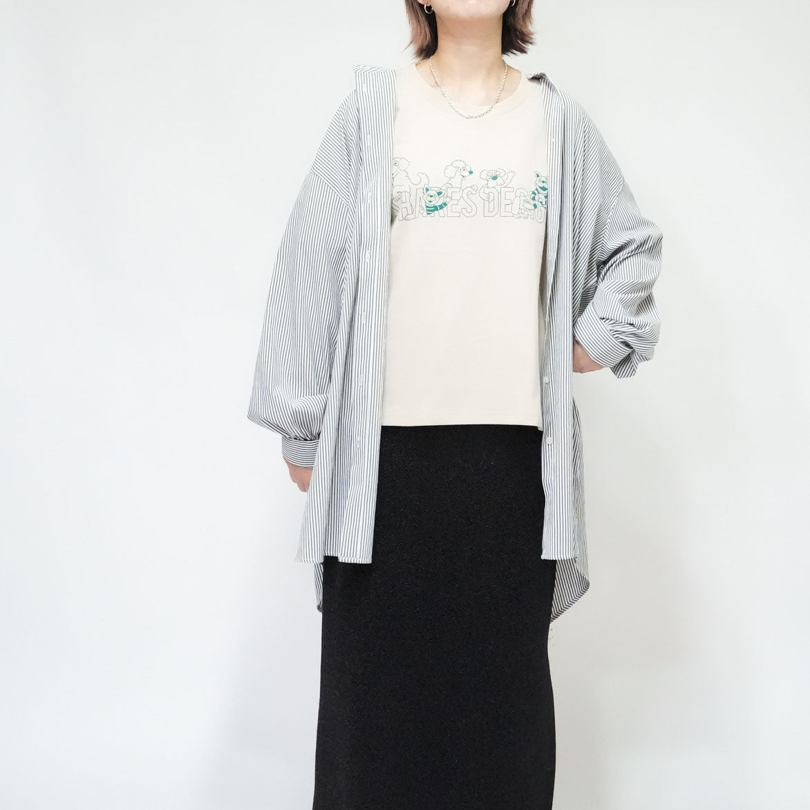 【期間限定！8/31まで販売中】〈 SHARES STREET〉MONO type  レディース ビッグTシャツ