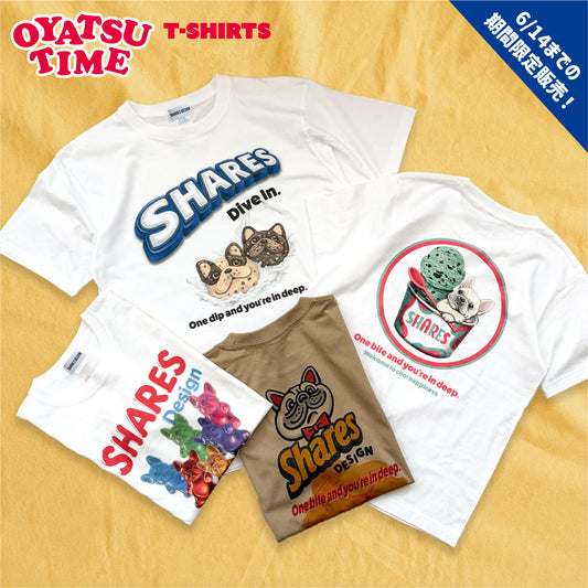 【期間限定！ 6/14 まで販売中】 〈 OYATSU TIME〉T-SHIRTS/ 半袖 T シャツ