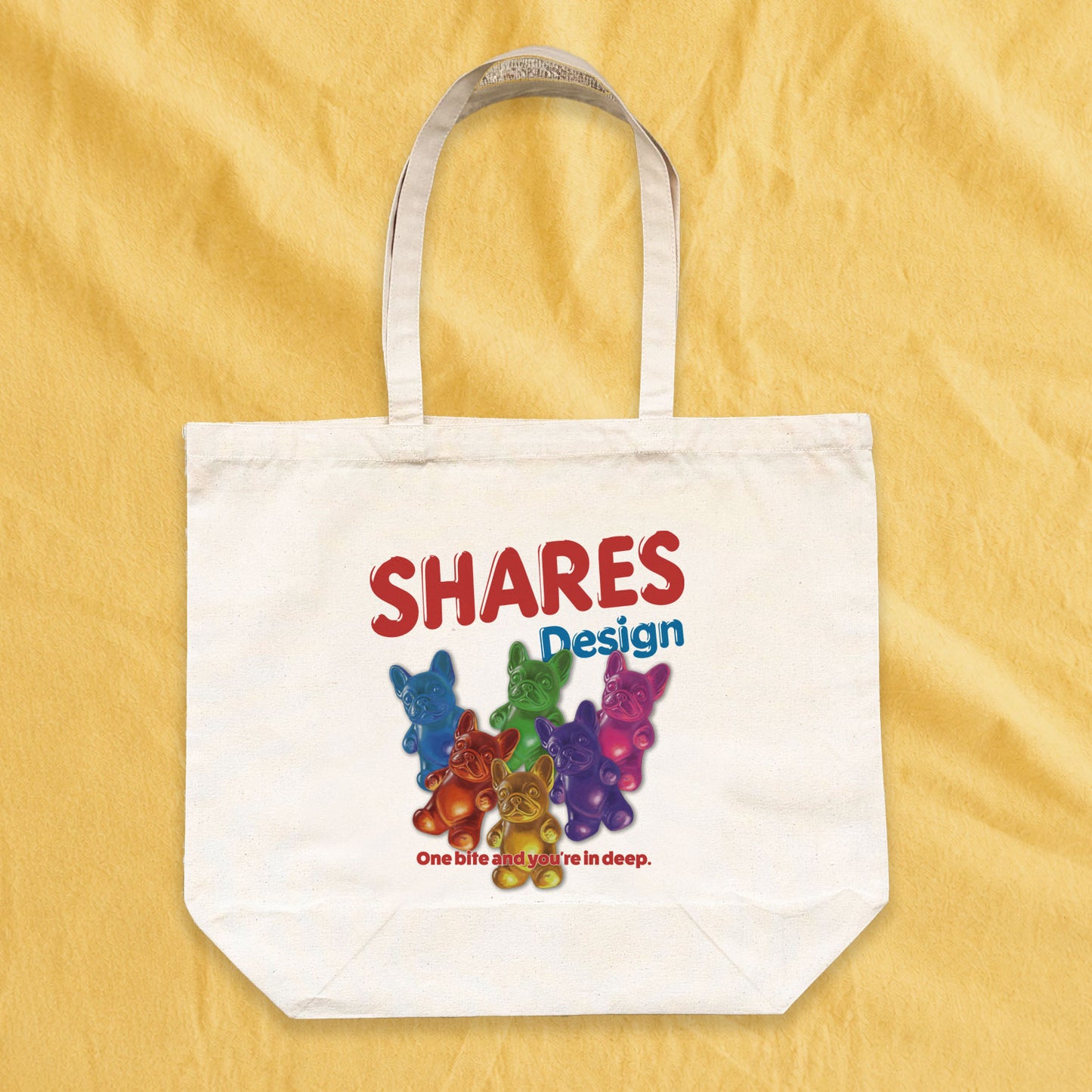 【期間限定！ 6/14 まで販売中】 〈 OYATSU TIME〉BIG TOTE BAG /ビッグトートバッグ（送料無料）