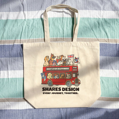 【期間限定！8/17まで販売中】〈 DOGTOON 〉BIG TOTE BAG /ビッグトートバッグ（送料無料）