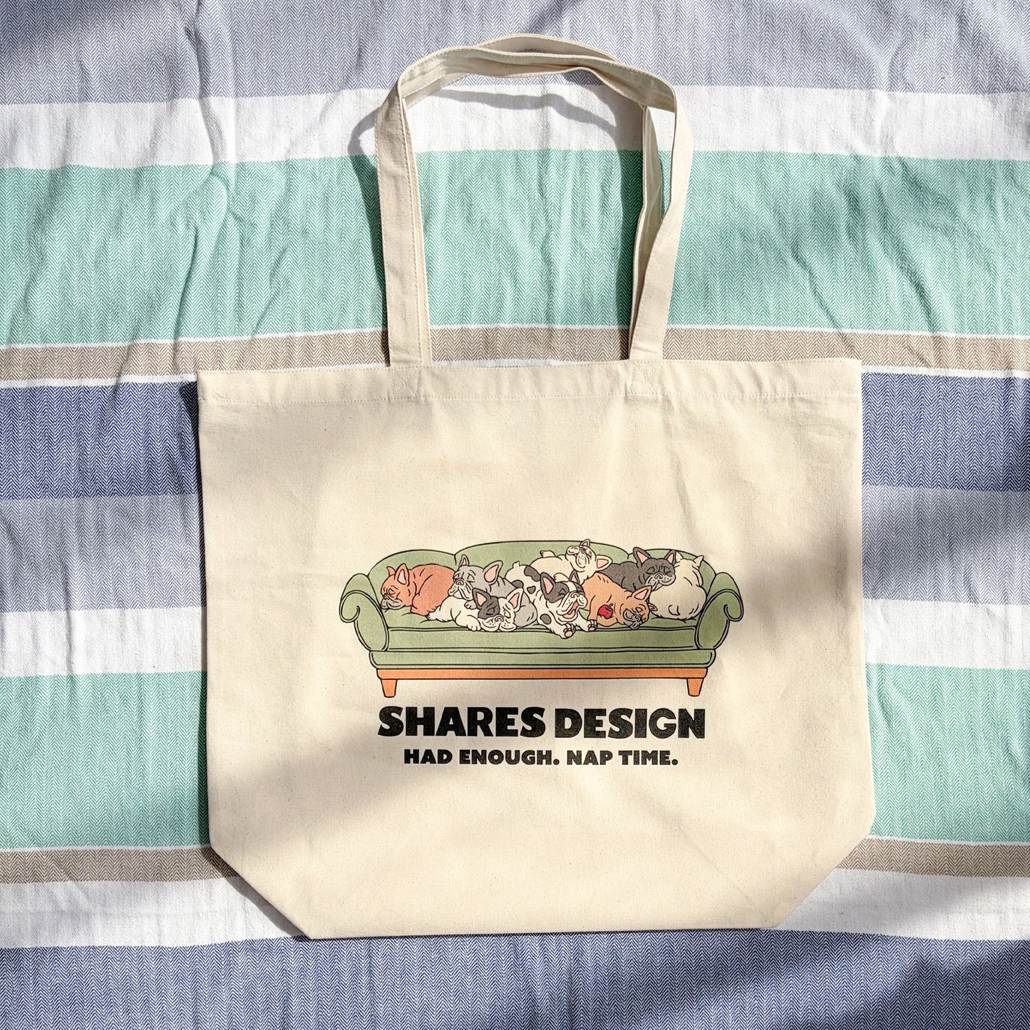 【期間限定！8/17まで販売中】〈 DOGTOON 〉BIG TOTE BAG /ビッグトートバッグ（送料無料）