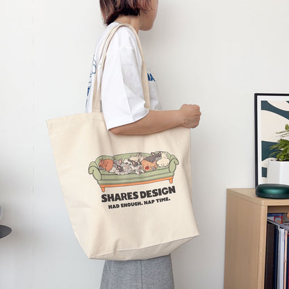 【期間限定！8/17まで販売中】〈 DOGTOON 〉BIG TOTE BAG /ビッグトートバッグ（送料無料）