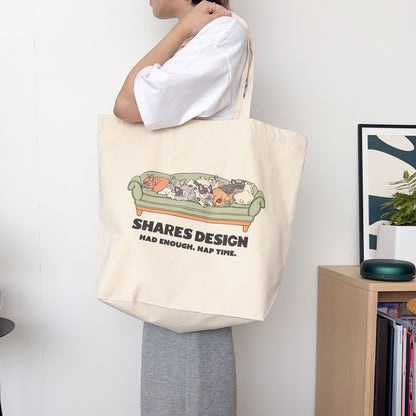 【期間限定！8/17まで販売中】〈 DOGTOON 〉BIG TOTE BAG /ビッグトートバッグ（送料無料）