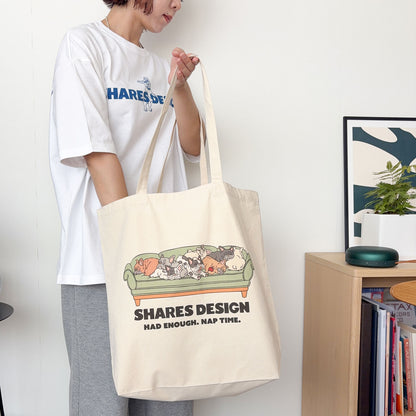 【期間限定！8/17まで販売中】〈 DOGTOON 〉BIG TOTE BAG /ビッグトートバッグ（送料無料）
