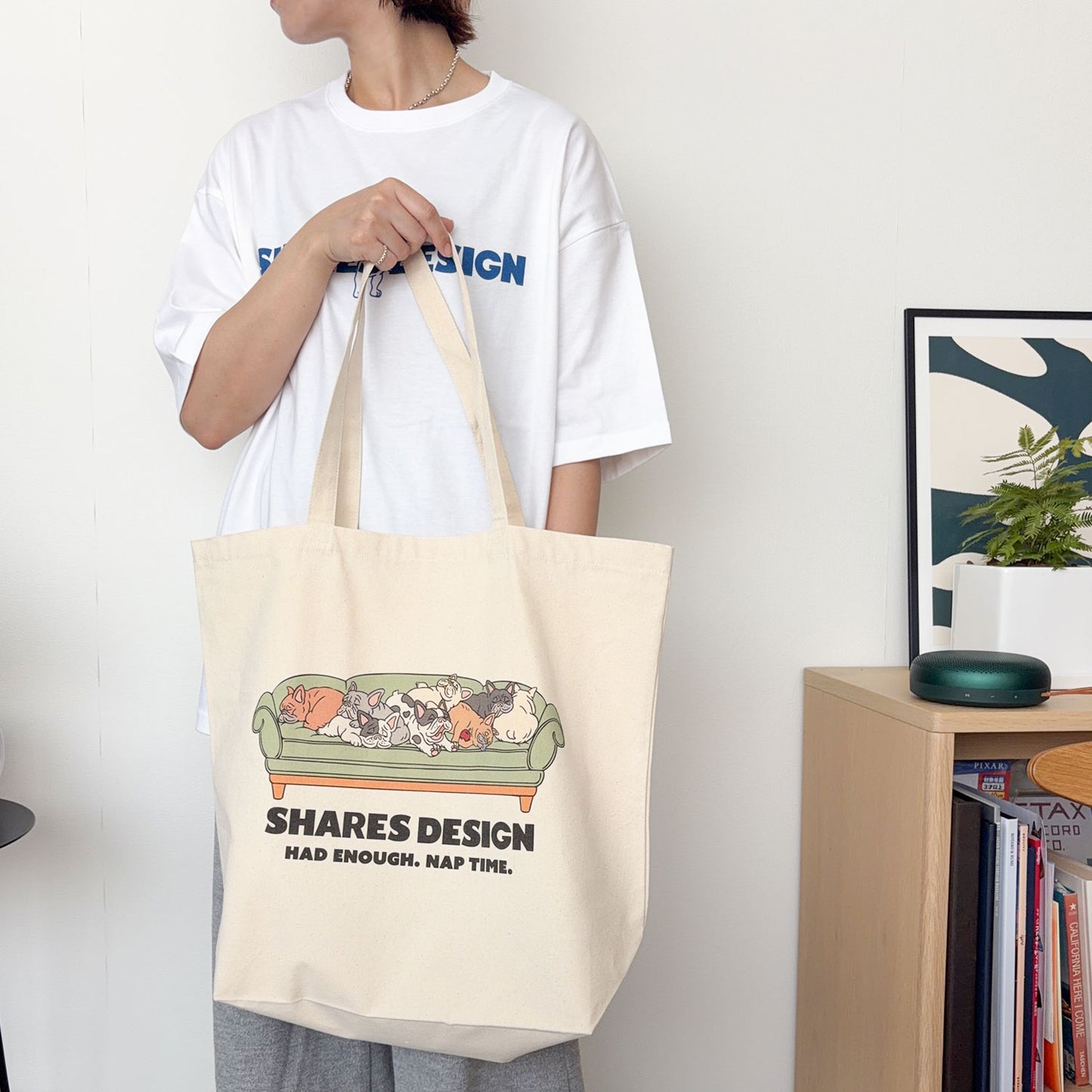 【期間限定！8/17まで販売中】〈 DOGTOON 〉BIG TOTE BAG /ビッグトートバッグ（送料無料）