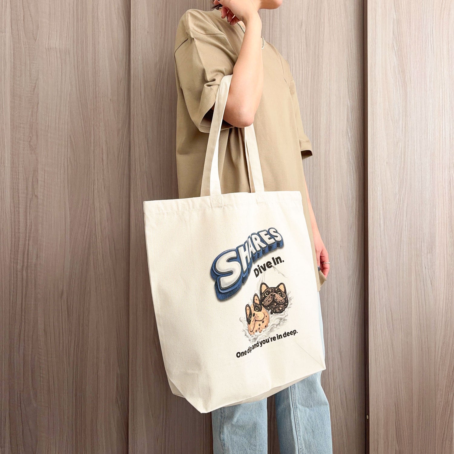 期間限定！ 6/14 まで販売中】 〈 OYATSU TIME〉BIG TOTE BAG /ビッグ