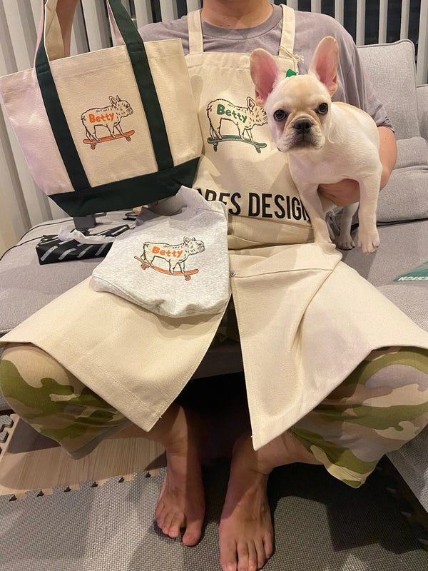【フレンチブルドッグ】お散歩バッグ・犬用Tシャツ・エプロン