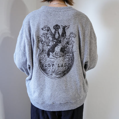 【受注生産！ 12/26 まで予約（1 月中旬～お届け）】 〈WOLFLADY×RUUU.〉PILE TRINER/ パイルトレーナー