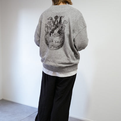 【受注生産！ 12/26 まで予約（1 月中旬～お届け）】 〈WOLFLADY×RUUU.〉PILE TRINER/ パイルトレーナー