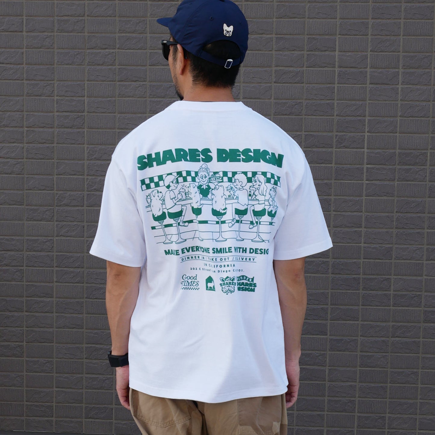 DINNER-BURGER TEE/ 半袖Tシャツ【Green】