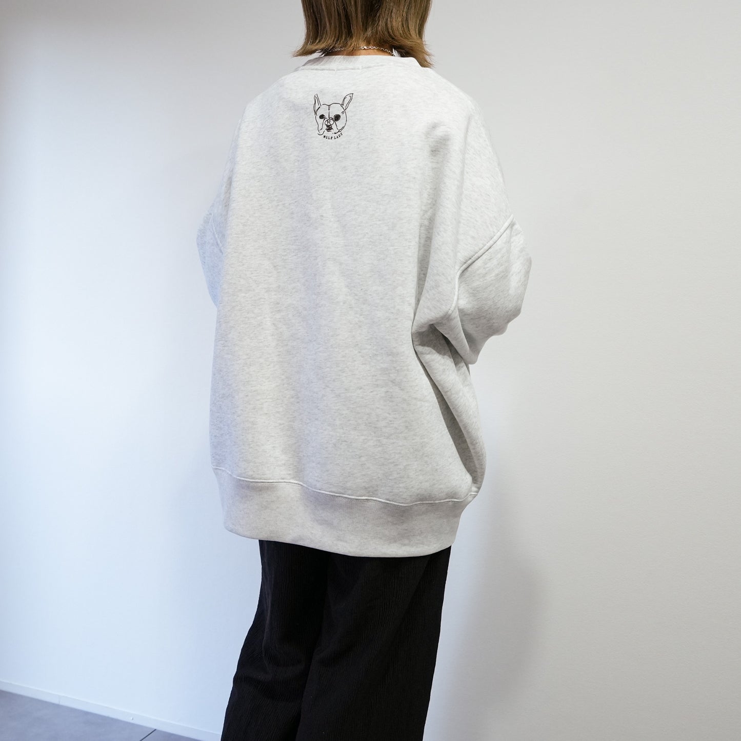 【受注生産！ 12/26 まで予約（1 月中旬～お届け）】 〈WOLFLADY×RUUU.〉 BIG SWEAT/ ビッグ裏起毛スウェット