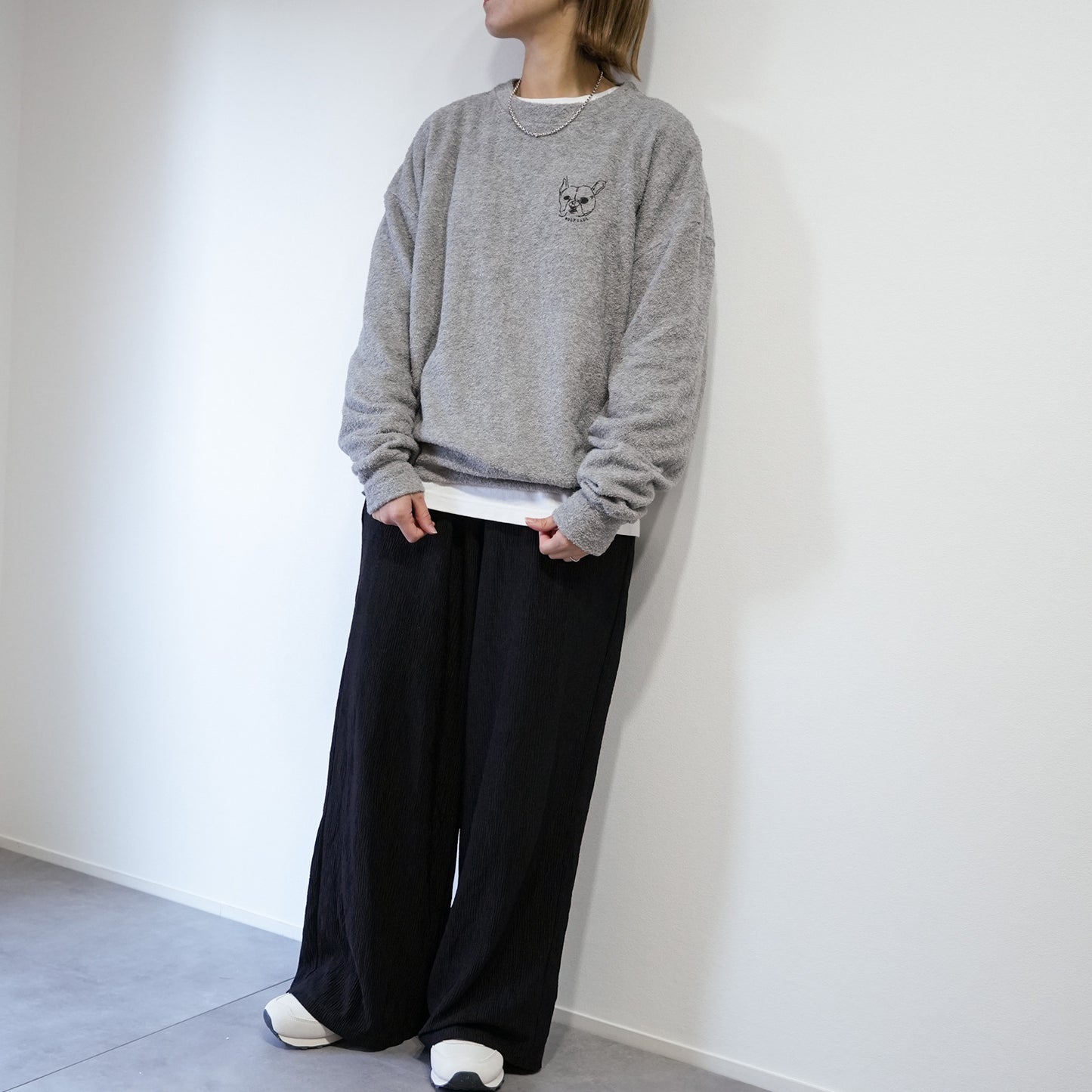 【受注生産！ 12/26 まで予約（1 月中旬～お届け）】 〈WOLFLADY×RUUU.〉PILE TRINER/ パイルトレーナー